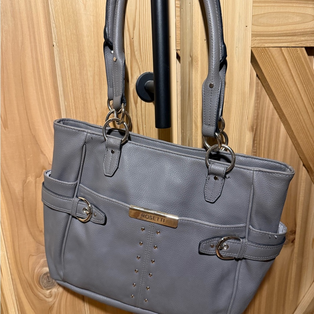 Rosetti Elegant Gray Shoulder Bag